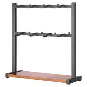 Porta Tazze da Caffè a 16 Ganci per Piano di Lavoro, Espositore a 2 Livelli in Acciaio al Carbonio e Legno, Base per Organizzazione Cucina - Product Image 1