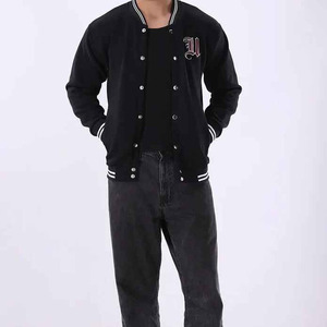 Streetwear Varsity <b>Jacket</b> Custom Full Snap Varsity <b>Jacket</b> Wool Sleeves Plus Size Men's <b>Letterman</b> <b>Jacket</b> OEM - Product Image 1