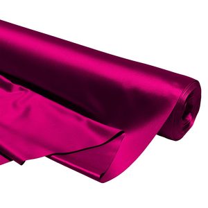 Magenta <b>Pink</b> Satin Fabric Luxury Smooth Textile for Garments Decor Bulk Wholesale Supplier India - Product Image 2