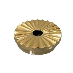 Cendrier rond fleur coulé cendrier pour cigare et cigarette cendres laiton Portable étanche à l'air cendrier vaisselle pièce maîtresse - Product Image 1