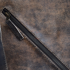 Womens Leather <b>Backpack</b> Brown Vintage Genuine Leather Slim Compact Zipper Bag Water Resistant <b>Daily</b> Carry Factory Price - Product Image 6
