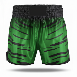 Pantalones Cortos de Muay Thai de Grado Profesional, Ligeros, de Secado Rápido, con Cintura Elástica, para Competencia, Sparring y Artes Marciales - Product Image 2