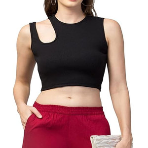 Nuevo Top Corto Transpirable de Diseño Único para Mujer, Top Corto de Estilo Moderno para Mujer, Ropa de Diseño Moderno, Top Corto para Mujer - Product Image 5