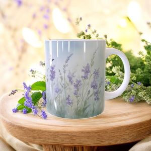 FENN Tasse à café en céramique blanche de style nordique, la plus vendue, avec lignes distinctives, personnalisable, vente en gros, idéale pour un cadeau - Product Image 2