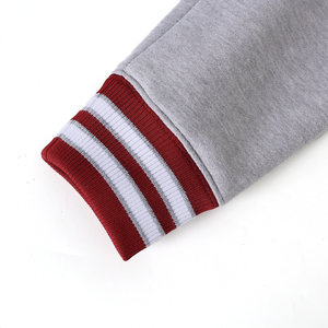 Cárdigan de Punto con Cuello Redondo Delta, Bordado de Letras en Chenilla, Lana/Acrílico, Manga Larga, Puños de Punto, Ropa de Invierno para Mujer, Estilo Universitario - Product Image 3