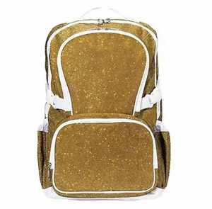 Sac à dos scintillant imperméable pour filles, sac de voyage en PU brillant, logo d'équipe personnalisé, fournisseur de sacs d'école pour pom-pom girls OEM - Product Image 3