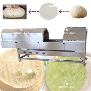Máquina compacta y eficiente para panqueques tailandeses, prensa de tortillas, línea de producción de pan de pita comercial - Product Image 4