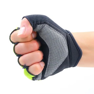 Gants de cyclisme à doigts courts de haute qualité avec rembourrage, logo personnalisé, service OEM, pour sports de plein air et cyclisme sur route - Product Image 5