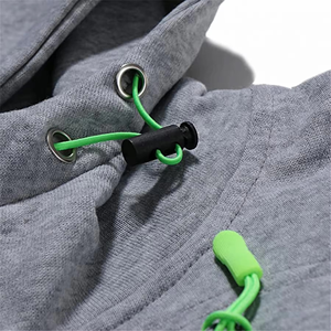 Sweat-shirt à capuche zippé gris pour homme, couleur unie, en molleton respirant, décontracté, pour l'automne - Product Image 5