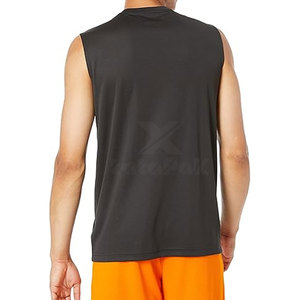 Fitness Clothing Breathable Knitted Casual Quick Dry High Quality Men Tank <b>Top</b> 100% Cotton - Product Image 3