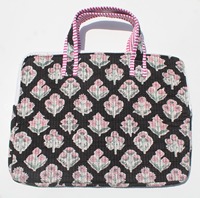 Sac à dos pour ordinateur portable MacBook Air 16 pouces Indianvoguestudio - Coton matelassé à imprimé floral, design protecteur et léger