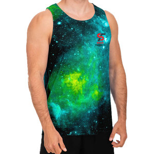 Camisetas sin Mangas para Hombre, Cómodas para Usar Todo el Día, Estructura Transpirable, Tejido de Punto Suave, Prenda Básica Confiable para el Día a Día, Impresión por Sublimación - Product Image 3