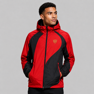 Custom Design <b>Winter</b> High Street Outdoor <b>Running</b> Mens Plus Size Windbreaker <b>Jacket</b> Soft Nylon Rain Waterproof Breathable - Product Image 3