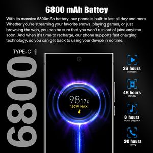 Smartphone S24 Ultra 5G Sbloccato, Android 14.0, 8GB+256GB di Memoria, Dual SIM, Dual Standby, OTG, con Penna Utensile - Product Image 2