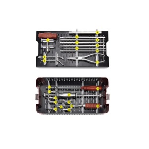 Kit de retrait manuel de clous intramédullaires 23 pièces, système d'extraction de clous multi-embouts, kit de traumatologie orthopédique - Product Image 1