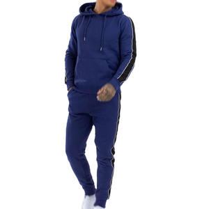 Trajes Deportivos para Hombre de Diseño Premium, Nuevo Diseño en Azul Rey con Franjas Laterales Blancas y Negras - Product Image 6