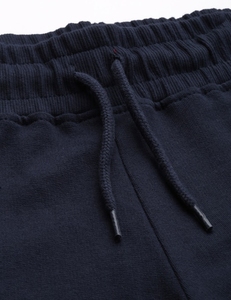 He She Wears Men's Solid Cotton Fleece Sweatpants Drawstring Elastic Waist Side Pockets Breathable Casual Joggers <b>Winter</b> Wear - Product Image 5