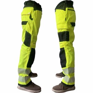 Pantalons de travail de sécurité multi-poches, extensibles, vente en gros, unisexe, haute qualité, personnalisables, haute visibilité, respirants, en promotion - Product Image 3