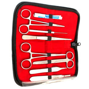 Kit de dissection médicale en acier inoxydable allemand, outils de suture, porte-scalpel, forceps moustique, ciseaux à iris par Dentavex - Product Image 5