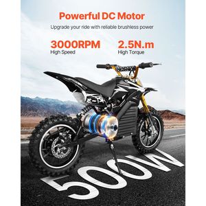 Kit de Motor Eléctrico sin Escobillas de 500W, 36V, 3000rpm, Controlador de Velocidad, Kit de Empuñadura de Acelerador Mejorado para Go Karts y Bicicletas Eléctricas - Product Image 2
