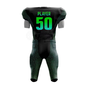 Uniforme de Fútbol Americano Personalizado de Manga Corta, Ligero, Transpirable, de Malla, con Diseño Frontal Personalizado, Talla Grande, Color Liso, Alta Calidad, 100% - Product Image 6