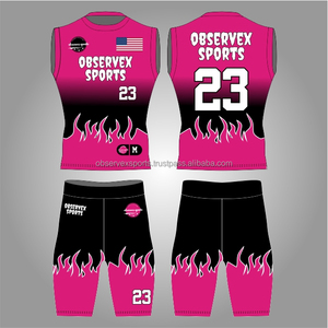 Uniforme de Fútbol Americano 7v7, Conjunto de Uniforme Sublimado para Jóvenes, Secado Rápido, Absorbe la Humedad, Jersey sin Mangas 7 on 7 - Product Image 1