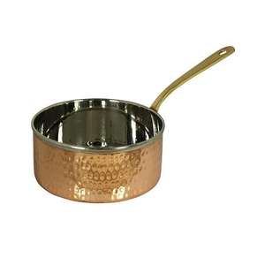 Casserole en cuivre pur martelé moderne BOLD BLOSSOM avec couvercle en acier inoxydable, compatible avec les cuisinières à gaz, taille personnalisable, respectueuse de l'environnement - Product Image 3