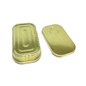 Custom Oval Tinplate Blind <b>Box</b> Easy Open Can Empty <b>Metal</b> Storage Tin for Cartoon Miniature Food Toys - Product Image 6