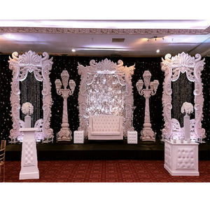 Large Customized White <b>Wedding</b> Photo <b>Frames</b> Latest Stylish <b>Wedding</b> Stage Backdrop <b>Frames</b> White <b>Wedding</b> Stage Backdrop <b>Frames</b> UK - Product Image 1