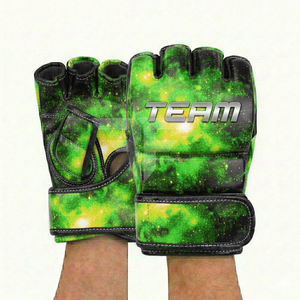 Gants de boxe pour adultes et enfants en cuir PU, logo personnalisé, gants d'entraînement MMA pour arts martiaux et fitness - Product Image 1
