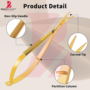 Tijeras de belleza de acero inoxidable de la mejor calidad, hechas en Pakistán, 2026, extra afiladas, cómodas de usar, en diferentes colores. - Product Image 4