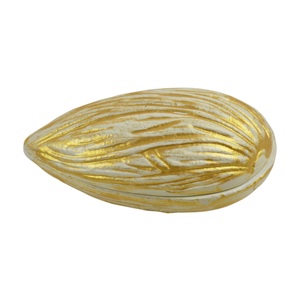 Almond Shaped Dry Fruits Design Designer Bowl Party Wedding Gifts Design Metal Decorative Bowls - Product Image 2