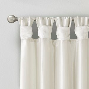 Pannello tenda finestra singola con fodera a linguetta attorcigliata elegante mantovana per la decorazione della casa - Product Image 4