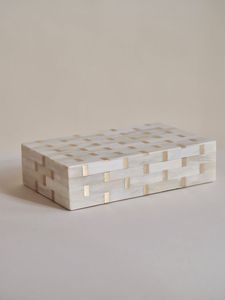 Caja de Joyería de Lujo Hecha a Mano con Incrustaciones de Hueso y Diseño de Tallado Tradicional, Organizador Decorativo de Joyas, Caja de Regalo para Decoración del Hogar - Product Image 5