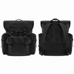 Professional Custom Design Vintage <b>Canvas</b> Backpack For Unisex Large Capacity Travel PU Leather Waterproof Outdoor <b>Back</b> <b>Packs</b> - Product Image 5