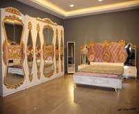 Ensemble de chambre à coucher complet, panneau de particules personnalisé, design moderne capitonné, rangement, housse amovible - Haute qualité, abordable, garantie 1 an