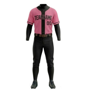 Ensemble maillot et pantalon de baseball respirant et à séchage rapide, sublimation personnalisée, vêtements de sport d'équipe - Product Image 2