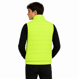Chaleco Acolchado de Alta Visibilidad Personalizado al por Mayor, Chaquetas sin Mangas Ligeras y Aisladas para Hombre, Marca Privada OEM, EE. UU. - Product Image 2