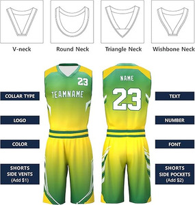 Customizable Reversible Basketball Jersey <b>for</b> Men/Youth <b>Hip</b> Hop Sports Shirts Name Number Printing Plus Size Summer Shorts - Product Image 3