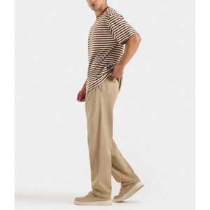 Camisetas personalizadas 100% algodón con diseños a rayas, manga corta, cuello redondo y hombros caídos para hombre. - Product Image 2