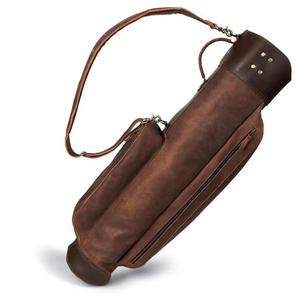 Premium Quality <b>Golf</b> Leather Bag Lightweight Multiple Pockets and Adjustable Shoulder <b>Golf</b> Bags for Sports use - Product Image 2