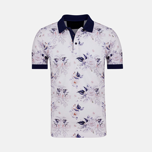 Tissu respirant, personnalisable, streetwear, ventes chaudes, polos pour hommes en sublimation, coupe slim, fitness, matériau en coton, best-seller - Product Image 1