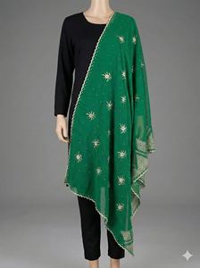 Wholesale 12 Colors Long African Chiffon Hijab <b>Scarf</b> <b>Women</b> Muslim Ethnic Shawl Floral Embroidery Rhinestone Headscarf Breathable - Product Image 3