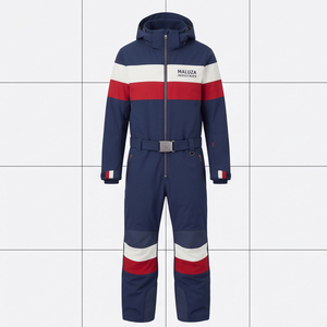 Combinaison de ski imperméable à capuche pour homme MALUZA INDUSTRIES, prix d'usine, coupe-vent, pour l'hiver, snowboard, polyester/nylon - Product Image 1