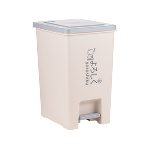 Poubelle carrée portable à induction de 20 L, grande capacité, avec couvercle, en PP durable, gain de place pour la maison - Product Image 6