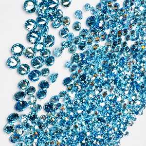 Small Size Round <b>Blue</b> CVD Lab Grown Loose <b>Diamonds</b> 0.10 to 0.70 CT IGI Certified <b>Diamonds</b> for Fine Jewelry Making - Product Image 1