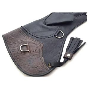 Guantes de Cetrería de Cuero, Largos, Diseño Táctico Resistente para Caza al Aire Libre y Uso en Invierno - Product Image 2