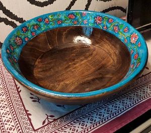 Nuevo Tazón de Madera Esmaltada de Excelente Calidad con Diseño Elegante para Postre o Iftar, Hecho en India - Product Image 4