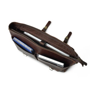 Top Selling Classic Leather Laptop Bag for <b>Office</b> Work Business Travel Laptop Messenger Shoulder Bag for Wholesale Supply - Product Image 4