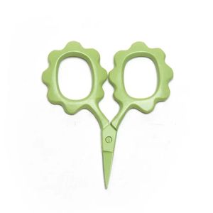Flower Embroidery <b>Scissors</b> Small Blunt Tip Stainless Steel Hair <b>Scissors</b> Lightweight Plastic Handle Short Handle - Product Image 3